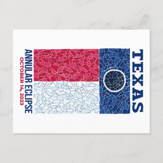 Texas Annular Eclipse Briefkaart