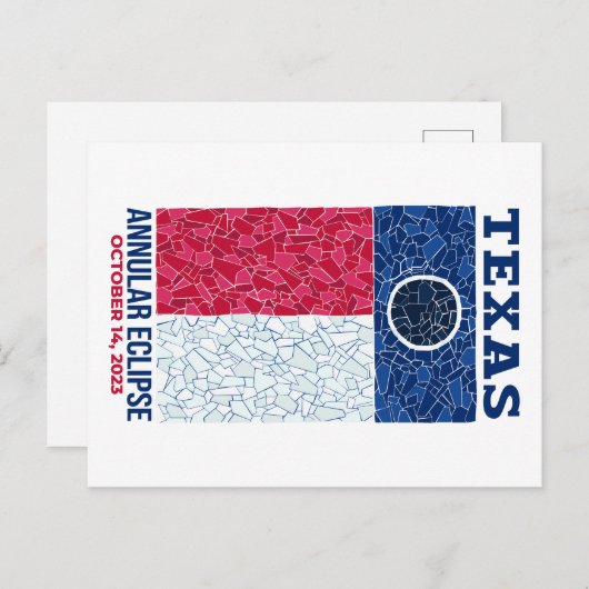 Texas Annular Eclipse Briefkaart (Voorkant / Achterkant)