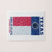 Texas Annular Eclipse Puzzle Legpuzzel (Horizontaal)