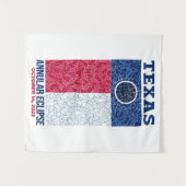 Texas Annular Eclipse Tapestry Wandkleed (Voorkant (horizontaal))