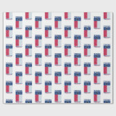 Texas Annular Eclipse Wrapping Paper Cadeaupapier (Vlak)