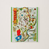Texas ansichtkaart 8x10 kaart puzzel (Verticaal)