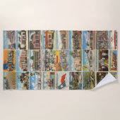 Texas Antiek Briefkaart strandlaken (Voorkant)