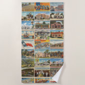 Texas Antiek Briefkaart strandlaken (Voorkant)