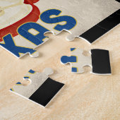 Texas Apple - Vintage Travel Legpuzzel (Zijkant)