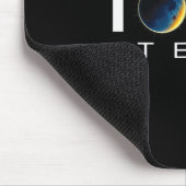 Texas April 8 Totaal Zonsverduistering 2024 Muismat (Hoek)