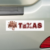 Texas Armadillo Bumpersticker (Op auto)