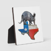 Texas Armadillo Fotoplaat (Voorkant)