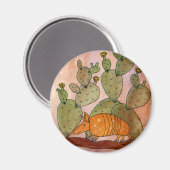 Texas Armadillo Magneet (Voorkant / Achterkant)