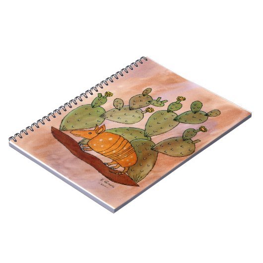 Texas Armadillo Notitieboek (Linkerzijde)