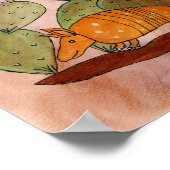 Texas Armadillo Poster (Hoek)