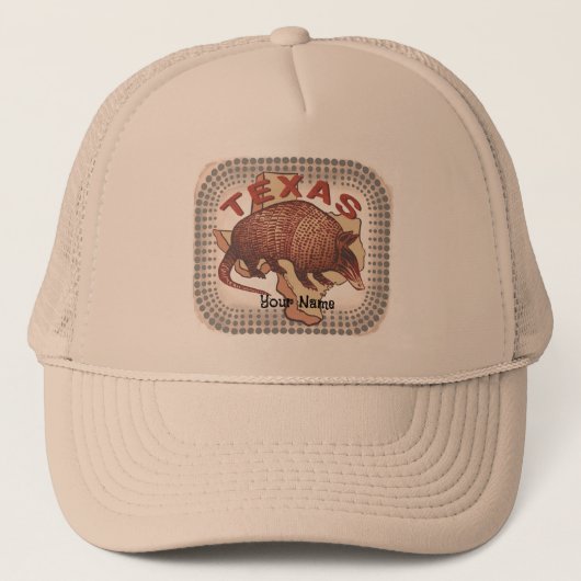 Texas Armadillo Trucker Pet (Voorkant)