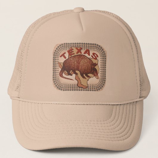 Texas Armadillo Trucker Pet (Voorkant)