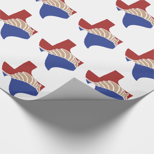 Texas Armadillo - TX State Design Cadeaupapier (Hoek)