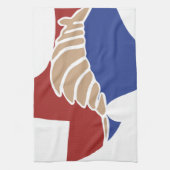 Texas Armadillo - TX State Design Theedoek (Verticaal)