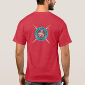 Texas Armizare Shirt in Dark Red (Achterkant)