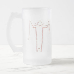 Texas Atlatl Association Beer Stein Matglas Bierpul