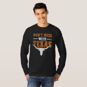 Texas Austin Dallas TX Alamo Souvenir Texan Lone S T-shirt (Voorkant volledig)