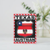 Texas Austria American Kaart (Staand voorkant)