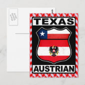 Texas Austria American Kaart (Voorkant / Achterkant)