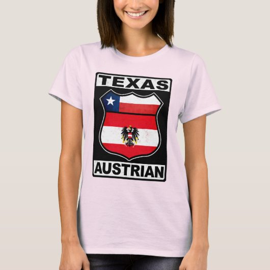 Texas Austrian American T-shirt (Voorkant)