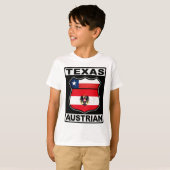Texas Austrian American T-shirt (Voorkant volledig)