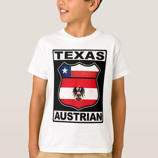 Texas Austrian American T-shirt (Voorkant)