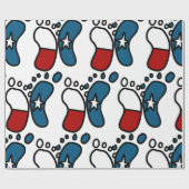 Texas Baby Feet Cadeaupapier (Vlak)