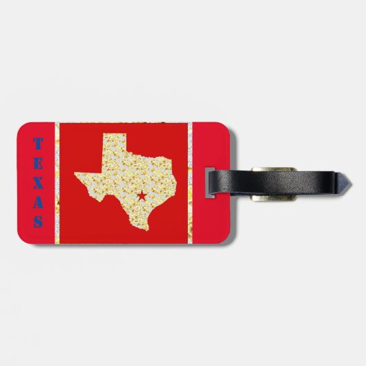 TEXAS BAGAGELABEL (Achterkant horizontaal)