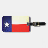 Texas-Bagagelabel met lederen riem Bagagelabel (Voorkant horizontaal)