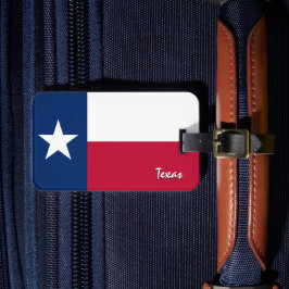 Texas Bagagelabels, patriottische Texas Flag Bagagelabel