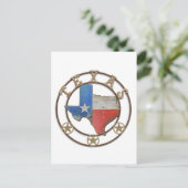 Texas Barn Art Briefkaart (Staand voorkant)