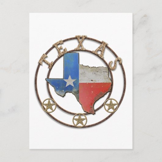Texas Barn Art Briefkaart (Voorkant)