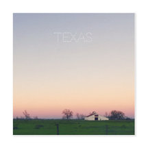 Texas Barn op Sunset
