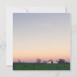 Texas Barn op Sunset