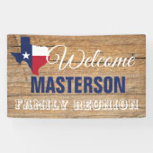 Texas Barnwood Family Reunion Spandoek (Horizontaal)