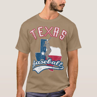 Texas Baseball GameDay Distress Retro T-shirt