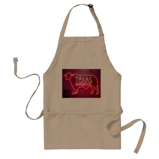 "Texas BBQ Apron" Standaard Schort (Voorkant)