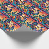 Texas BBQ Party 2 Cadeaupapier (Hoek)