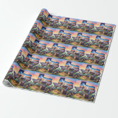 Texas BBQ Party 4 Cadeaupapier (Uitgerold)