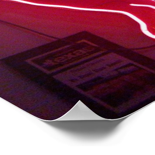 Texas BBQ Poster (Hoek)