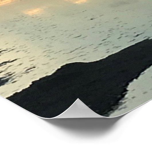 Texas Beach Sunrise, Scripture Verse, Corinthians Poster (Hoek)