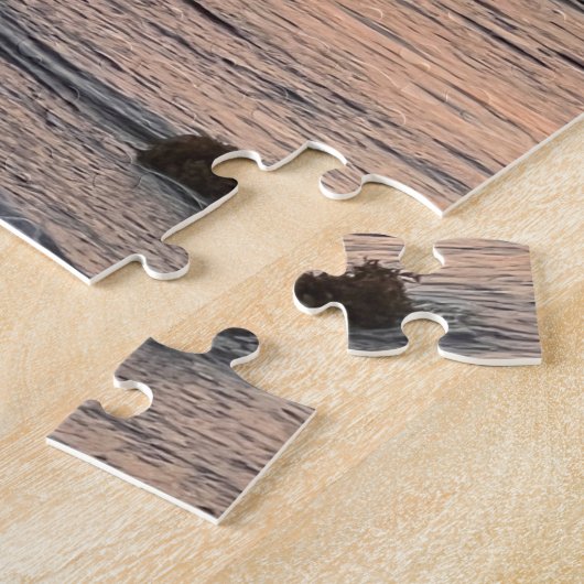 Texas Beach Sunrise, Verse van Psalm 118:24 Legpuzzel (Zijkant)