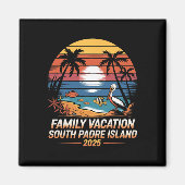 Texas Beach Vakantie Familie Vakantie Zuid Padre I Magneet (Voorkant)