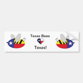 Texas Bee Bumpersticker