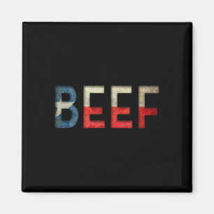 Texas Beef Het Hart Van Barbecue  Magneet