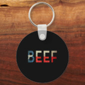 Texas Beef Het Hart Van Barbecue  Sleutelhanger (Voorkant)