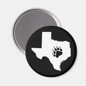 Texas Beer Paw Magneet (Voorkant / Achterkant)