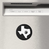 Texas Beer Paw Magneet (Insitu (Vaatwasser))
