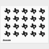 Texas Beer Ronde Sticker (Vel)